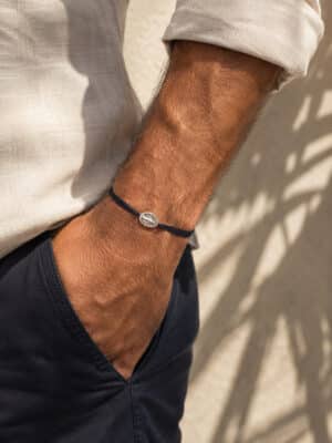 Bracelet Médaille Miraculeuse en argent pour homme